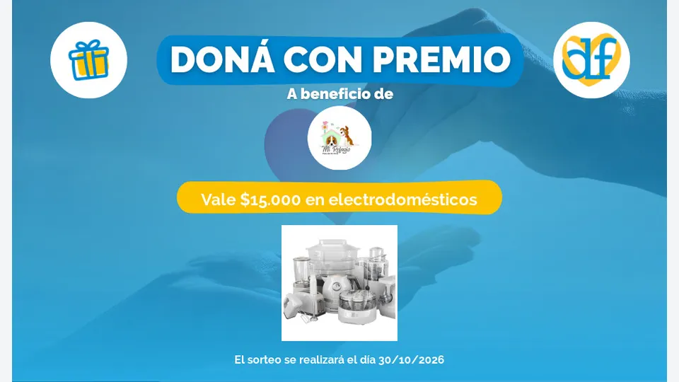 Ganá $15.000 en electrodomésticos Ganá $15.000 en electrodomésticos