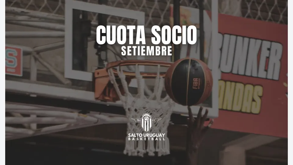 Cuota Socio Basquetbol Setiembre 2026